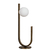 ABAJUR DAMA Ø15X53CM 1XG9 / GLOBO Ø12CM | USINA 16809/1 - comprar online