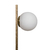ABAJUR DAMA Ø15X53CM 1XG9 / GLOBO Ø12CM | USINA 16809/1 na internet