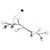 PENDENTE ZUCCA 65X142CM 10XG9 CABO AÇO CHUMBADOR + CABO RAYON / GLOBO Ø12CM | USINA 16856/10 - comprar online