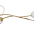 PENDENTE ZUCCA 34X105CM 6XG9 CABO AÇO CHUMBADOR + CABO RAYON / GLOBO Ø12CM | USINA 16856/6 na internet