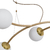 PENDENTE ZUCCA 34X105CM 6XG9 CABO AÇO CHUMBADOR + CABO RAYON / GLOBO Ø12CM | USINA 16856/6 - Coreluz | Luminárias, Pendentes, Arandelas e Iluminação