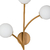 ARANDELA ZUCCA 32X54X14CM 3XG9 / GLOBO Ø12CM | USINA 16857/3 - comprar online