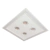 EMBUTIDO SCALA PRO 42X42X11CM 04XMR16 LED 36,8W BIVOLT | USINA 19231/42