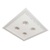 EMBUTIDO SCALA PRO 62X62X09CM 04XAR70 LED 49,2W BIVOLT | USINA 19233/62