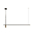 Pendente Let 01 Foco 63,9x11,5x119,6cm Led 32w - Usina 19770/1200