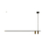 Pendente Let 02 Foco 61,8x11,5x150,4cm Led 37w - Usina 19770/1500 - comprar online