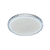 PLAFON REDONDO ACRILICO CRISTAL Ø28CM LED 18W 3000K BIVOLT / CRISTAL | S&L ILUMINAÇÃO 2010/28 3K - Coreluz | Luminárias, Pendentes, Arandelas e Iluminação