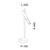 ABAJUR VERTICAL TUBINHO ARTICULADO 22X10X44CM METAL 01XG9 |OLD ARTISAN ABJ-5483 - loja online