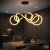 Pendente Toá Circular Ø60x30cm Led 30w 3000k Bivolt Preto - Usina Imports UI20090/30PTPT - loja online