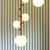 Imagem do Pendente Aliança Ø20x146cm 06xG9 Globo 12cm - Usina 90010/6