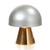 Abajur Mushroom Ø14x15cm Metal Alumínio 03xG9 - Old Artisan ABJ-5830 na internet
