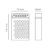 Imagem do FONTE CHAVEADA 60W 5A 12V/DC BIVOLT IP20 11X7,8X3,6CM | OPUS AC 30975