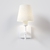 Arandela Tocha Slim Cúpula Tecido 01xE27 Mini Bulbo G45 - QImporta AR2311 na internet