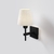 Arandela Tocha Slim Cúpula Tecido 01xE27 Mini Bulbo G45 - QImporta AR2311 - Coreluz | Luminárias, Pendentes, Arandelas e Iluminação