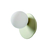 Arandela Flat Ball Ø15x12,5cm Aluminio e Globo Ø10cm 01xG9 - QImporta AR2338 - Coreluz | Luminárias, Pendentes, Arandelas e Iluminação