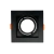 Spot de Embutir Conecta Quadrado Recuado 1xGU10 MR16 10,2x10,2x4,1cm ABS Preto - Bella Iluminação DL146DICB