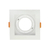 Spot de Embutir Conecta Quadrado Recuado 1xGU10 MR16 10,2x10,2x4,1cm ABS Branco - Bella Iluminação DL146DICW