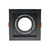 Spot de Embutir Conecta Quadrado Recuado 1xE27 PAR20 13x13x4,3cm ABS Preto - Bella Iluminação DL146PAR20B