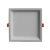 LUMINÁRIA DE EMBUTIR QUADRADO LOW FRAME 24W 3000k LED BIVOLT 22,5X22,5X2CM DOWNLIGHT RECUADO | BELLA ILUMINAÇÃO DLD024Q