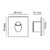 BALIZADOR VISION 3W LED 3000K IP20 BRANCO 08X08X5,1CM | OPUS DN 33266 - comprar online