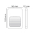 BALIZADOR FIT SOBREPOR 2W LED 3000K IP65 BRANCO 09X12X1,2CM | OPUS DN 33402 - Coreluz | Luminárias, Pendentes, Arandelas e Iluminação