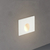 BALIZADOR NANO VISION 2W LED 3000K IP65 BRANCO 4,8X4,8X8,2CM | OPUS DN 38186