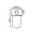 BALIZADOR NANO VISION 2W LED 3000K IP65 BRANCO 4,8X4,8X8,2CM | OPUS DN 38186 na internet