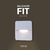 BALIZADOR FIT SOBREPOR 2W LED 3000K IP65 BRANCO 12X12X1,2CM | OPUS DN 80365 na internet