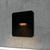 BALIZADOR FIT SOBREPOR 2W LED 3000K IP65 PRETO 12X12X1,2CM | OPUS DN 80372 na internet