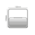BALIZADOR FIT SOBREPOR 2W LED 3000K IP65 PRETO 12X12X1,2CM | OPUS DN 80372 - loja online