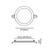 LUMINÁRIA DE EMBUTIR REDONDO 12W 3000k LED BIVOLT Ø16,8X2,5CM DOWNLIGHT | OPUS ECO 32368 - Coreluz | Luminárias, Pendentes, Arandelas e Iluminação
