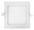 LUMINÁRIA DE EMBUTIR QUADRADO 12W 3000k LED BIVOLT 17X17X2,5CM DOWNLIGHT | OPUS ECO 32498 - comprar online
