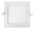 LUMINÁRIA DE EMBUTIR QUADRADO 12W 6500k LED BIVOLT 17X17X2,5CM DOWNLIGHT | OPUS ECO 32504