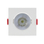 SPOT DE EMBUTIR QUADRADO 5W 3000k LED BIVOLT 8,6X8,6X2,5CM | OPUS ECO 32702