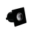 SPOT DE EMBUTIR MINI QUADRADO 1,2W LED 3000k BIVOLT 3,5X3,5X2,8CM DOWNLIGHT / 2 PEÇAS PRETO | OPUS ECO 34409