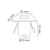 SPOT DE EMBUTIR MINI QUADRADO 1,2W LED 3000k BIVOLT 3,5X3,5X2,8CM DOWNLIGHT / 2 PEÇAS PRETO | OPUS ECO 34409 - loja online