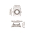 SPOT DE EMBUTIR QUADRADO RECUADO 10,2X10,2X4,2CM 1 X MR16 - BRANCO | OPUS ECO 80297 - comprar online