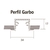 JUNÇÃO TETO/PAREDE PERFIL EMBUTIR PARA FITA LED GARBO 10X10CM | USINA 30032TP - loja online