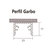 PERFIL SOBREPOR PARA FITA LED GARBO 175CM 2,3X175X1,7CM | USINA 30020/175 - loja online