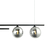 PENDENTE BAMBU METAL PRETO E BRONZE VIDRO FUME 23X98X16,5CM 4XG9 | BELLA ILUMINAÇÃO HL017LB - Coreluz | Luminárias, Pendentes, Arandelas e Iluminação
