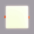 LUMINÁRIA SEMI EMBUTIDA QUADRADO 30W 4000k LED BIVOLT 22X22X2CM DOWNLIGHT | OPUS HM 36670