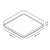 PLAFON WHITE 24W LED 3000K 40X40X7,5CM IP20 BIVOLT BRANCO | OPUS HM 82833