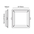 EMBUTIDO QUADRADO RECUADO 17X17CM LED 18W 3000k BIVOLT - PRETO / DOWNLIGHT | OPUS HM 80211 - loja online