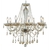 LUSTRE ANJOU Ø68X68CM 8XE14 - CHAMPAGNE | BELLA ILUMINAÇÃO JF018A