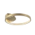Plafon Millenium Redondo Ø40x07cm Metal Dourado 23w Led 3000k - Bella Iluminação OC027AS