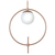 Pendente Cerchio 44x12x31,5cm Metal Alumínio e Globo Ø12cm 01xG9 - Old Artisan PD-5772 - comprar online