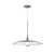 Pendente Eclisse Ø50x41cm Disco Curvo Metal Alumínio e Vidro 01xLed 9w 2700k - Old Artisan PD-5874 - comprar online