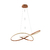 PENDENTE ORGON Ø80X18CM LED 58W 3000K BIVOLT / LAÇO COBRE | STUDIOLUCE PD1423-CO