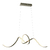 PENDENTE LACE 100X25CM LED 36W 3000K BIVOLT / DOURADO | STUDIOLUCE PD1425-DO