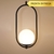 Pendente Elo 12x15x37cm Aluminio e Globo Ø12cm 1xG9 - QImporta PD2303